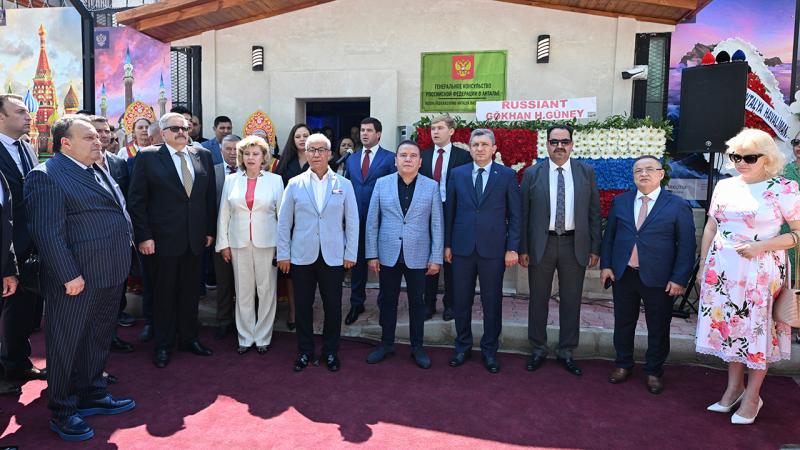 Rusiyanın Antalyadakı Baş Konsulluğunun yeni binasının açılışı olub - Açıqlama (FOTO)